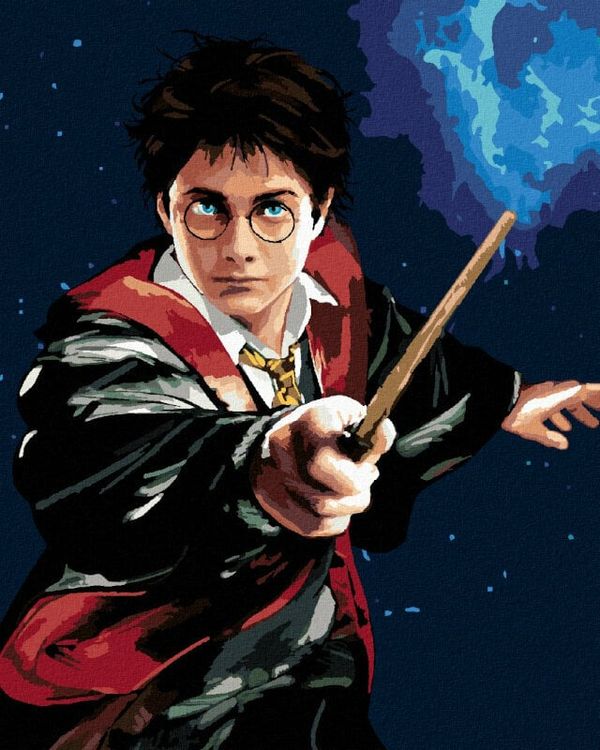 Zuty Zuty Barvanje po številkah Harry Potter in palica