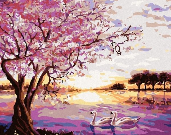 Zuty Zuty Diamantna slika Swans