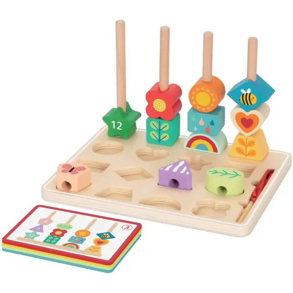 2Kids Toys 2Kids Toys Card Sorting Game Meadow aktivnostna igrača 18m+ 30 kos