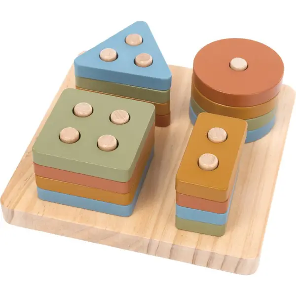 2Kids Toys 2Kids Toys Colourful Shape Sorter aktivnostna vstavljanka 12m+ 17 kos