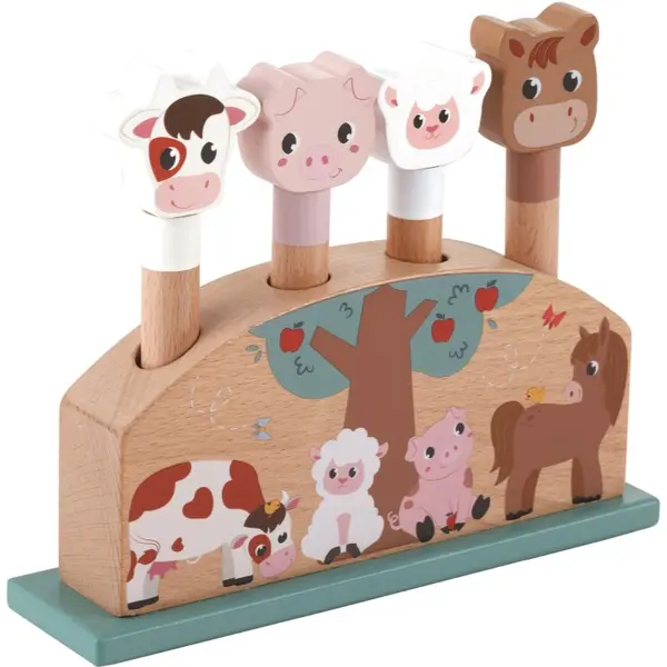 2Kids Toys 2Kids Toys Pop-up Toy Farm aktivnostna igrača 12m+ 1 kos