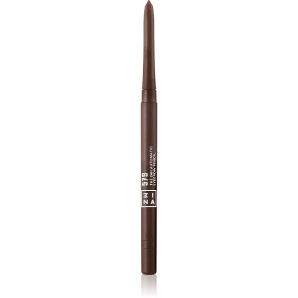 3INA 3INA The 24H Automatic Eyebrow Pencil svinčnik za obrvi vodoodporna odtenek 579 Dark brown 0,28 g