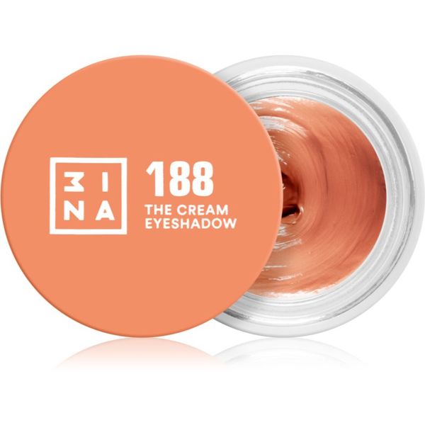 3INA 3INA The 24H Cream Eyeshadow kremasto senčilo za oči odtenek 188 Orange 3 ml