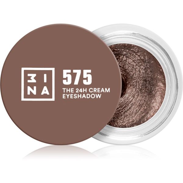 3INA 3INA The 24H Cream Eyeshadow kremasto senčilo za oči odtenek 575 Brown 3 ml