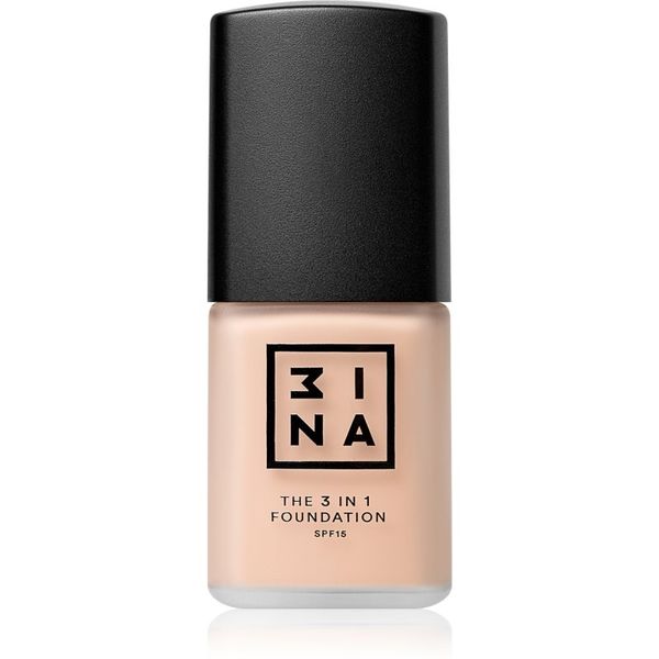 3INA 3INA The 3 in 1 Foundation dolgoobstojen tekoči puder SPF 15 odtenek 203 30 ml