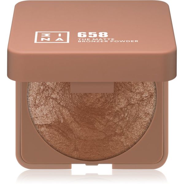 3INA 3INA The Bronzer Powder kompaktni bronz puder odtenek 658 Matte Sand 7 g