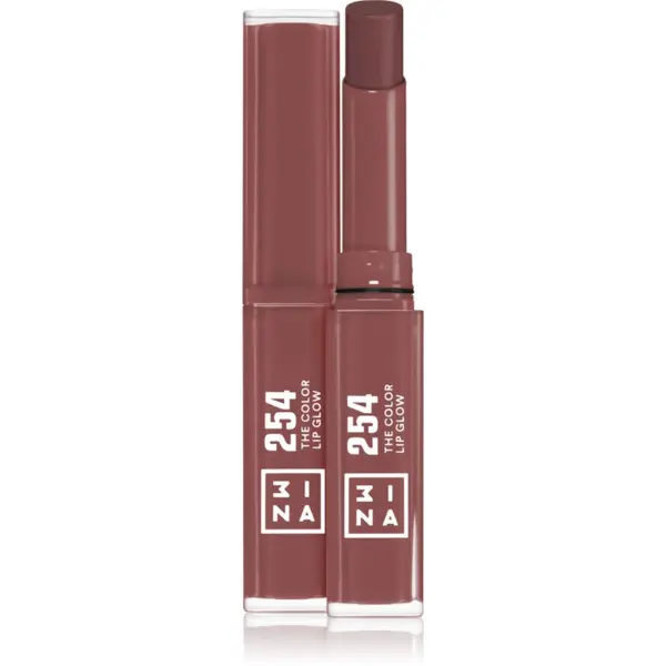 3INA 3INA The Color Lip Glow vlažilna šminka s sijajem odtenek 254 - Vintage Rose 1.6 g