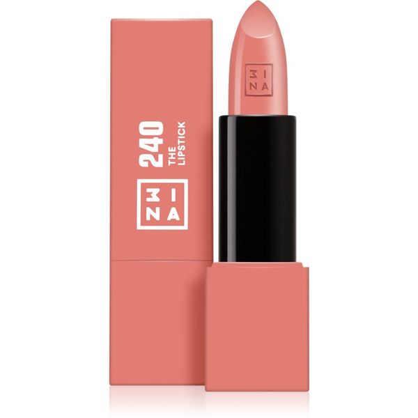 3INA 3INA The Lipstick šminka odtenek 240 - Medium nude pink 4,5 g