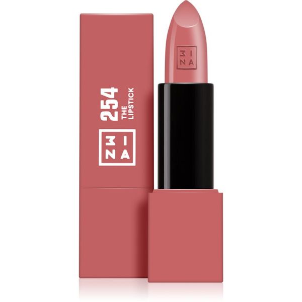 3INA 3INA The Lipstick šminka odtenek 254 Vintage Pastel Rose 4,5 g