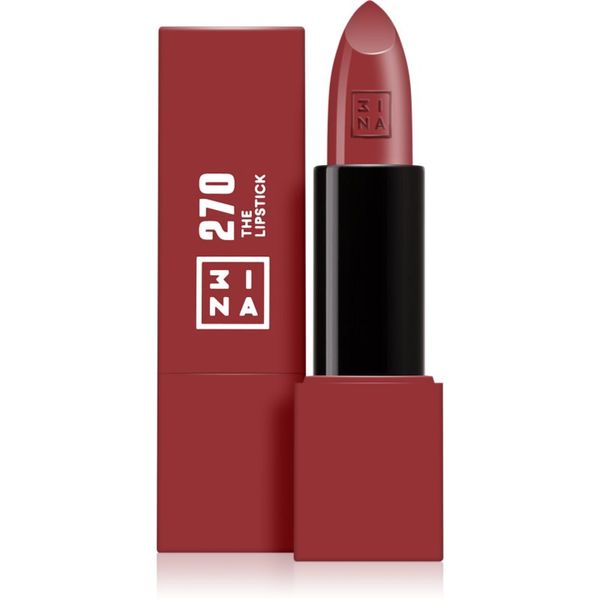 3INA 3INA The Lipstick šminka odtenek 270 Wine Red 4,5 g