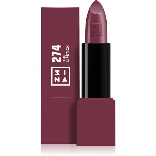 3INA 3INA The Lipstick šminka odtenek 274 - Burgundy 4,5 g