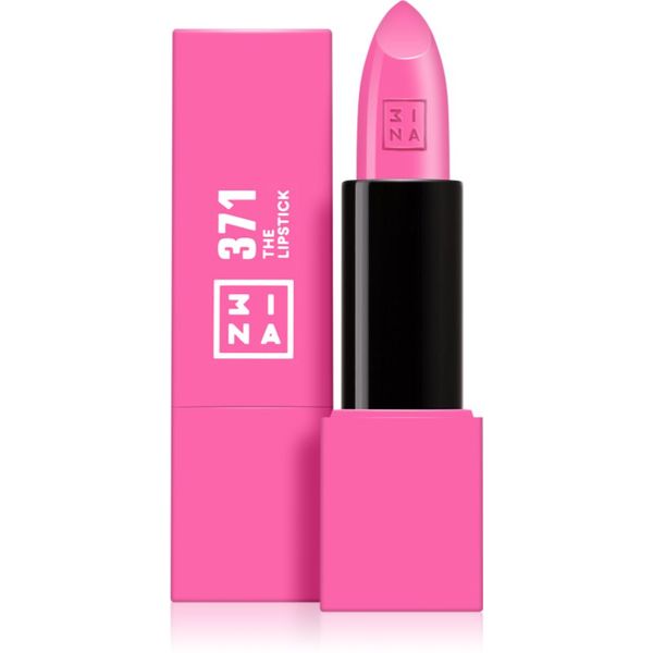 3INA 3INA The Lipstick šminka odtenek 371 Hot Pink 4,5 g