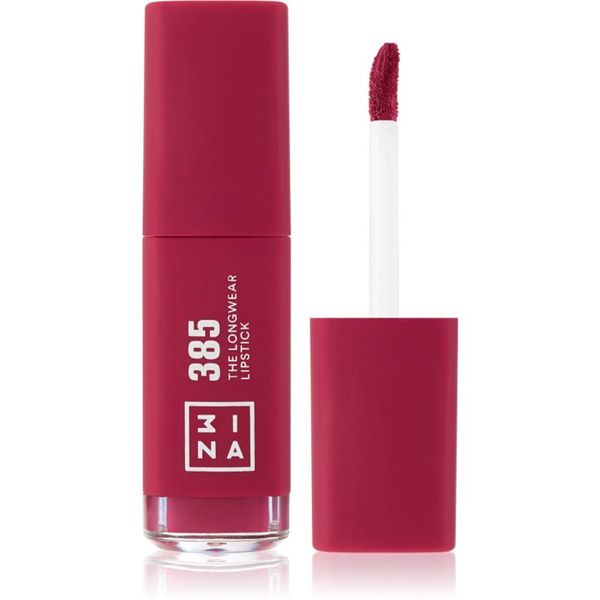 3INA 3INA The Longwear Lipstick dolgoobstojna tekoča šminka odtenek 385 - Dark raspberry pink 6 ml