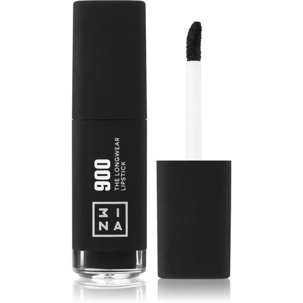 3INA 3INA The Longwear Lipstick dolgoobstojna tekoča šminka odtenek 900 - Black 6 ml