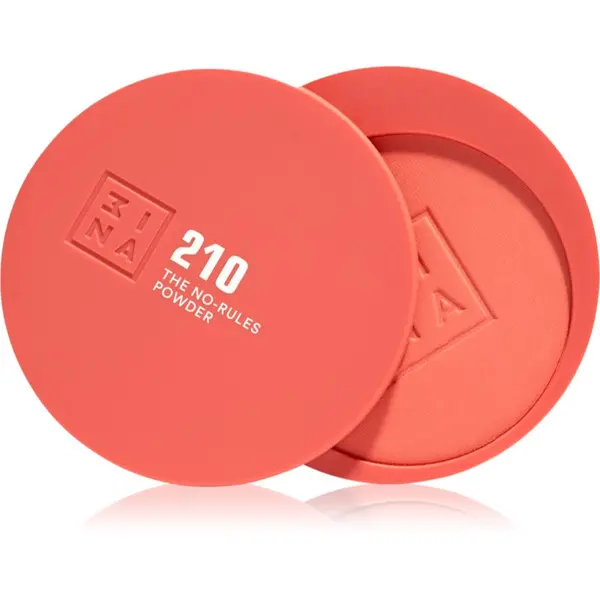 3INA 3INA The No-Rules Powder večnamensko ličilo za oči, ustnice in obraz odtenek 210 - Light coral, matte 8 g