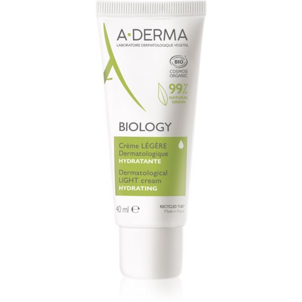A-Derma A-Derma Biology lahka vlažilna krema za normalno do mešano kožo 40 ml