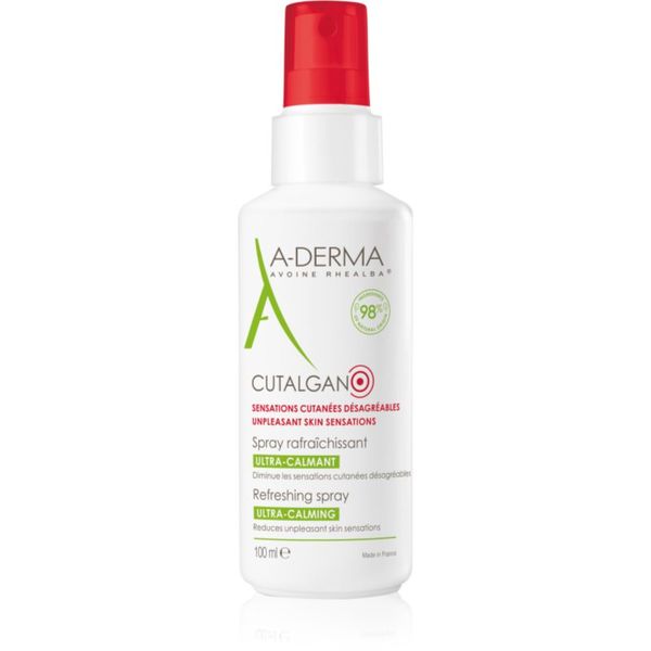 A-Derma A-Derma Cutalgan Refreshing Spray pomirjajoče pršilo proti draženju in srbenju kože 100 ml