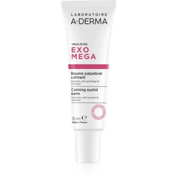 A-Derma A-Derma Exomega Calming Eyelid Balm pomirjujoča krema za predel okoli oči 15 ml