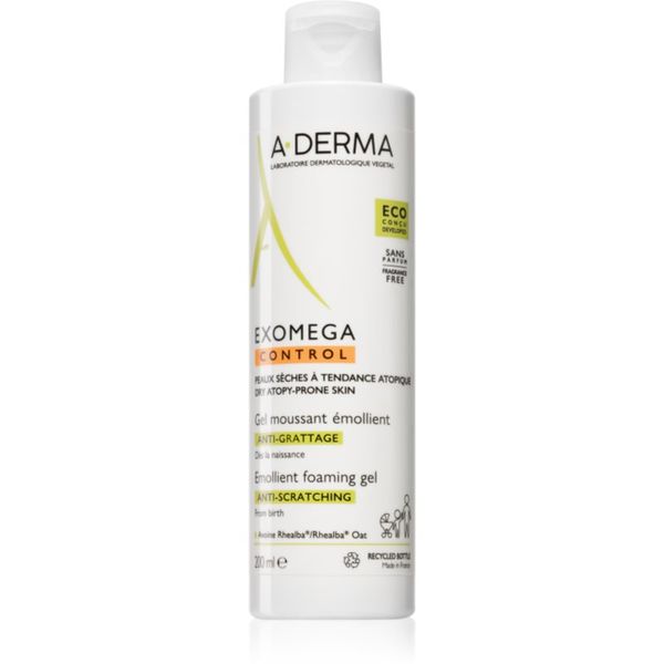 A-Derma A-Derma Exomega mehčalni gel za umivanje za suho in atopično kožo 200 ml