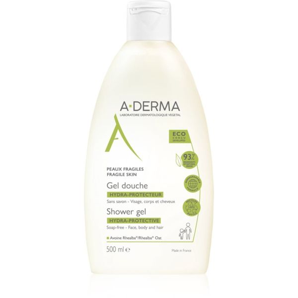 A-Derma A-Derma Hydra-Protective ekstra nežen gel za prhanje za vso družino 500 ml