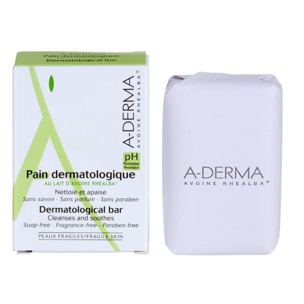 A-Derma A-Derma Original Care dermatološka kocka za umivanje za občutljivo in razdraženo kožo 100 g