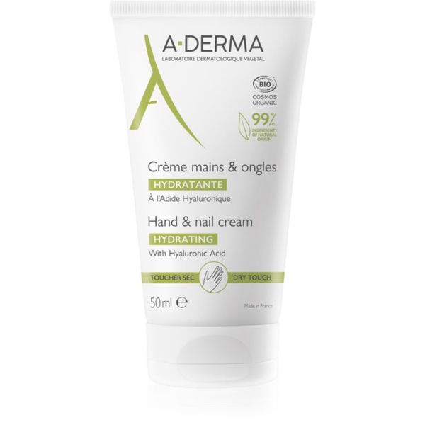 A-Derma A-Derma Original Care vlažilna krema za roke in nohte s hialuronsko kislino 50 ml
