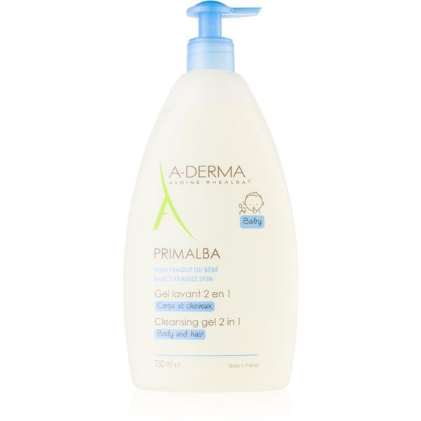 A-Derma A-Derma Primalba Baby gel za umivanje za telo in lase za otroke 750 ml