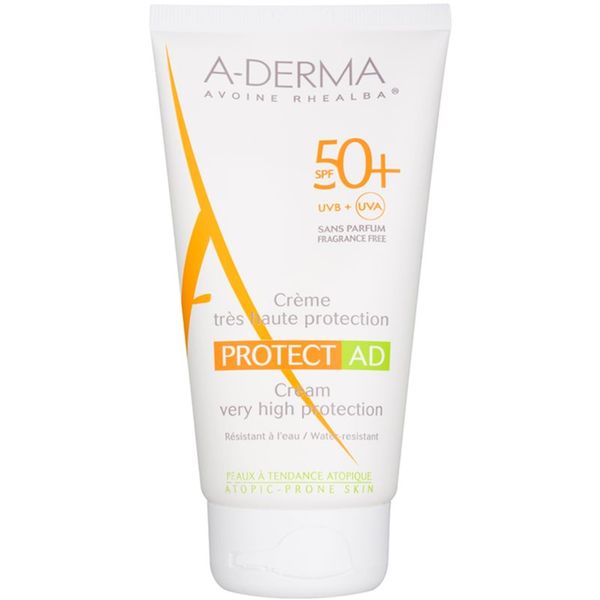 A-Derma A-Derma Protect AD zaščitna krema za sončenje za atopično kožo SPF 50+ 150 ml