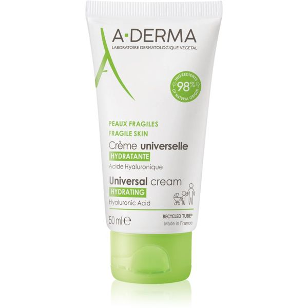 A-Derma A-Derma Universal Cream univerzalna krema s hialuronsko kislino 50 ml