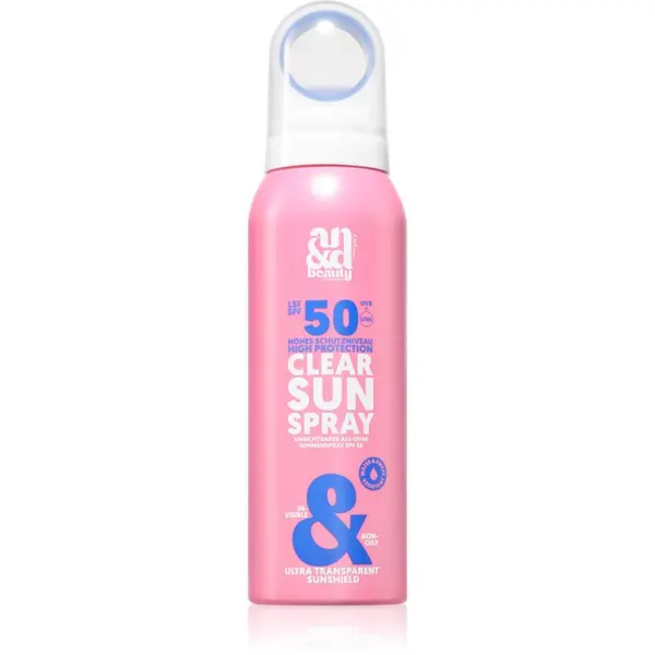 A.N.D. Beauty A.N.D. Beauty Clear Sun Spray nevidno zaščitno pršilo SPF 50 100 ml