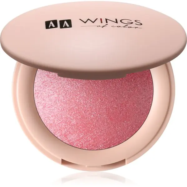 AA Wings of Color AA Wings of Color Power of Glow Illuminating Blush Rdečilo za posvetlitev odtenek 02 Berry Rose 4 g