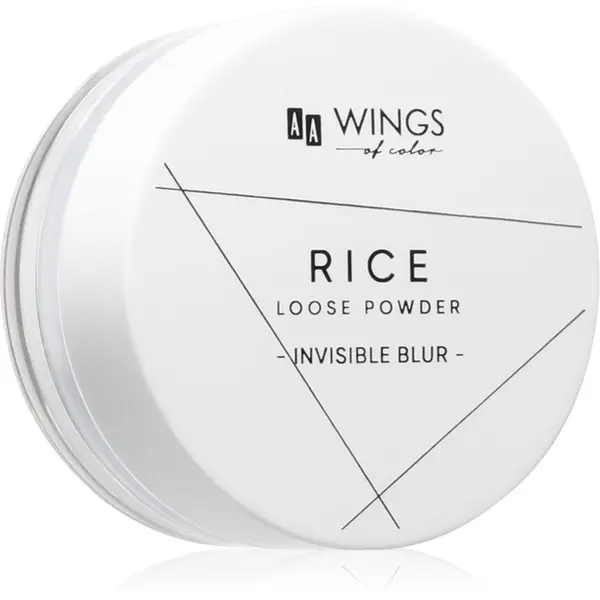 AA Wings of Color AA Wings of Color Rice transparentni puder v prahu 9 g