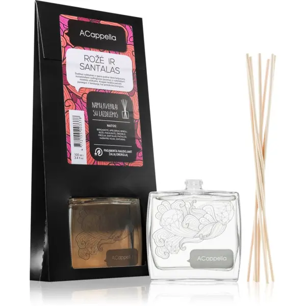 ACappella ACappella Rose and Sandalwood aroma difuzor s polnilom 100 ml