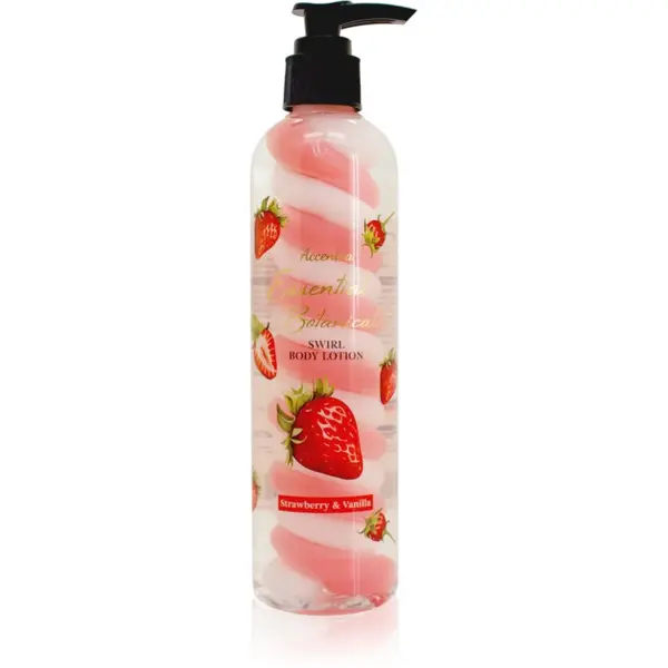 Accentra Accentra Essential Botanicals Body Lotion losjon za telo z vonjem Strawberry & Vanilla 300 ml