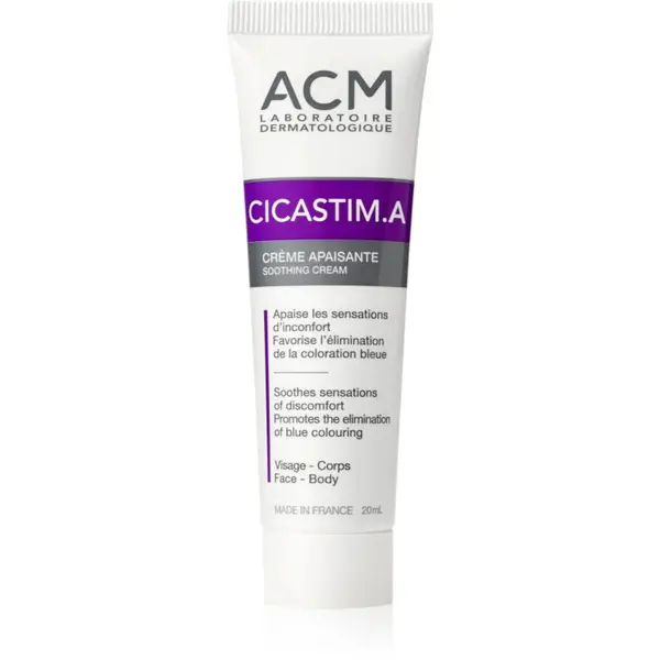 ACM ACM Cicastim A Soothing Cream vlažilna pomirjajoča krema proti modricam in udarninam 20 ml