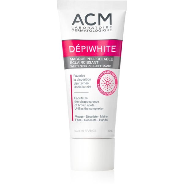 ACM ACM Dépiwhite luščilna maska proti pigmentnim madežem 40 ml