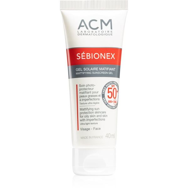 ACM ACM Sébionex SPF 50+ matirajoči gel za obraz 40 ml