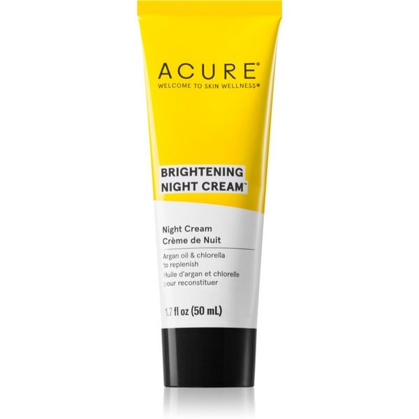 ACURE ACURE Brightening posvetlitvena nočna krema 50 ml