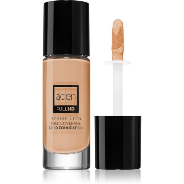 Aden Cosmetics Aden Cosmetics Full HD Fluid Foundation dolgoobstojni tekoči puder odtenek 02 Ivory 20 ml