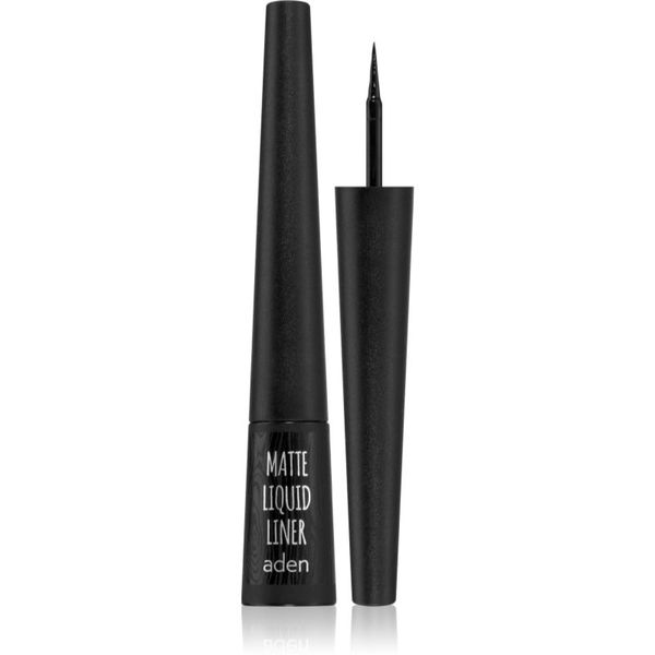 Aden Cosmetics Aden Cosmetics Matte Liquid Liner tekoče črtalo za oči odtenek Black 2,5 ml