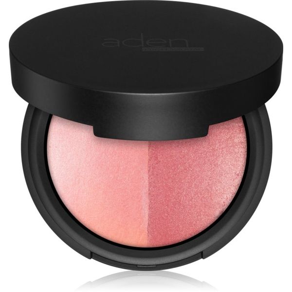 Aden Cosmetics Aden Cosmetics Terracotta Baked Blusher Duo pudrasto rdečilo odtenek 01 7 g