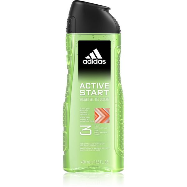 Adidas Adidas 3 Active Start gel za prhanje za moške 400 ml