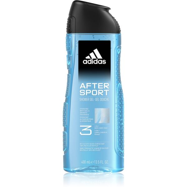 Adidas Adidas After Sport gel za prhanje za moške 400 ml