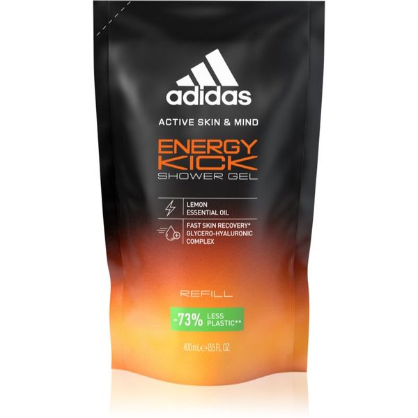 Adidas Adidas Energy Kick osvežujoč gel za prhanje nadomestno polnilo 400 ml