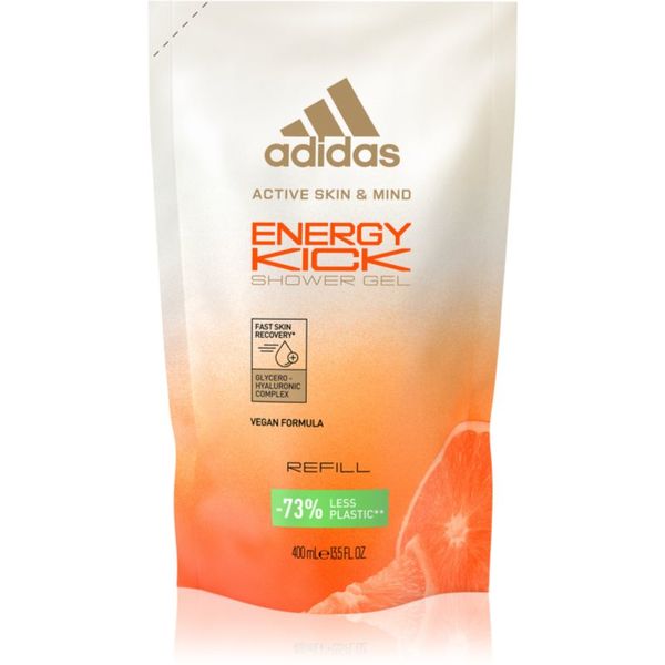 Adidas Adidas Energy Kick poživitveni gel za prhanje nadomestno polnilo 400 ml