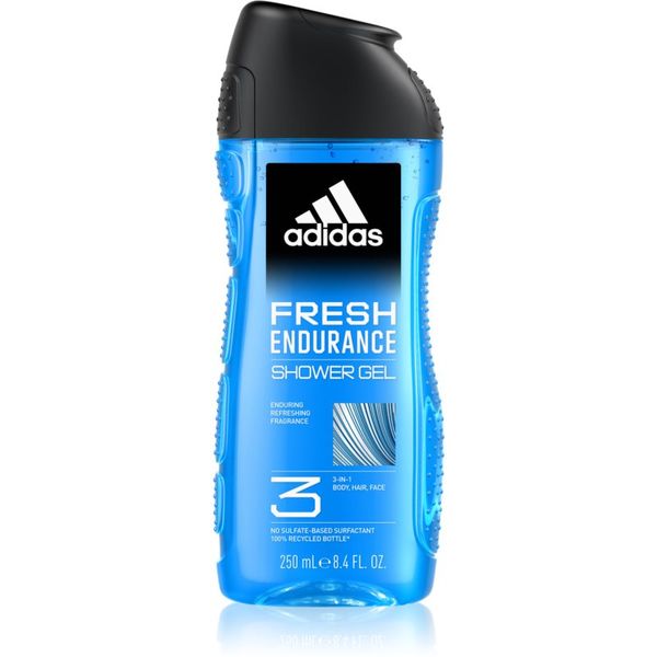 Adidas Adidas Fresh Endurance osvežujoč gel za prhanje 3v1 250 ml