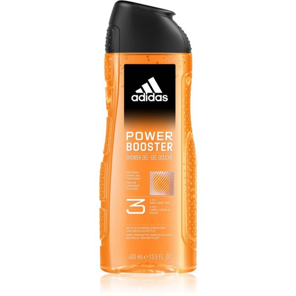 Adidas Adidas Power Booster poživitveni gel za prhanje 3v1 400 ml