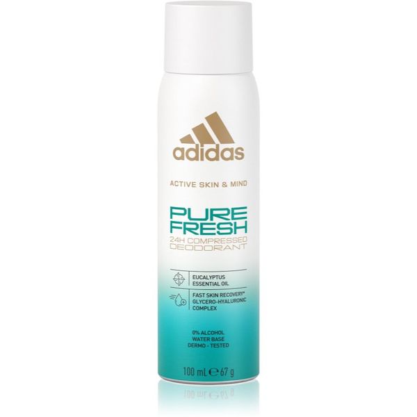 Adidas Adidas Pure Fresh dezodorant v pršilu 24 ur 100 ml
