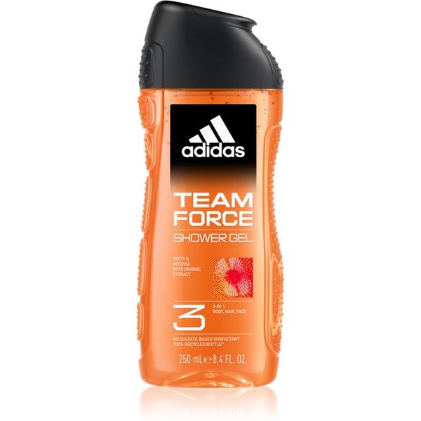 Adidas Adidas Team Force gel za prhanje za moške 250 ml