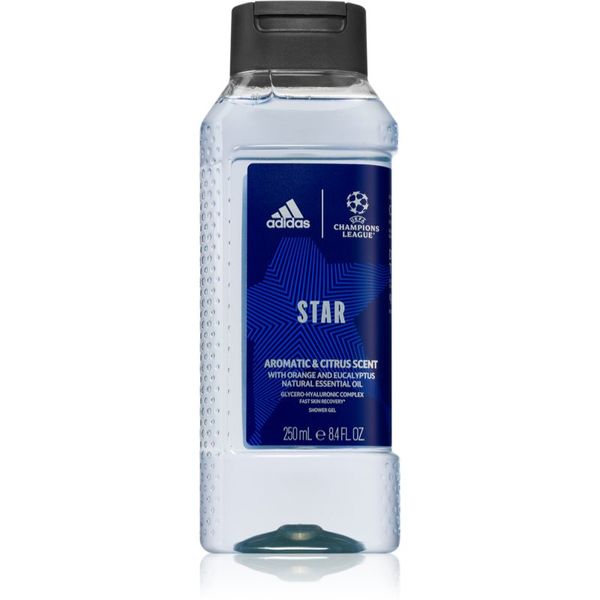 Adidas Adidas UEFA Champions League Star osvežujoč gel za prhanje za moške 250 ml